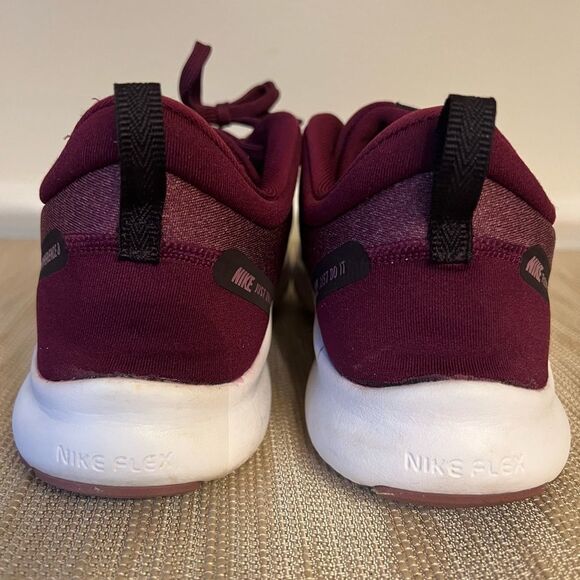 Nike Flex Experience 8 Running Shoes Burgundy Ash AJ5908-600 - Picture 3 of 12